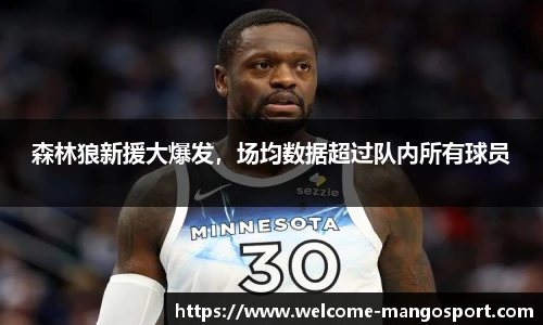 森林狼新援大爆发，场均数据超过队内所有球员